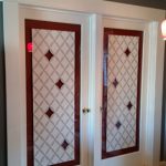 Amy Miller Doors. Privacy Added To Glass Doors