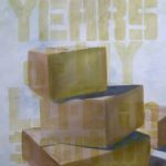"Four Years Of My Life In And Out Of Boxes", Acrylic On Canvas (2010)