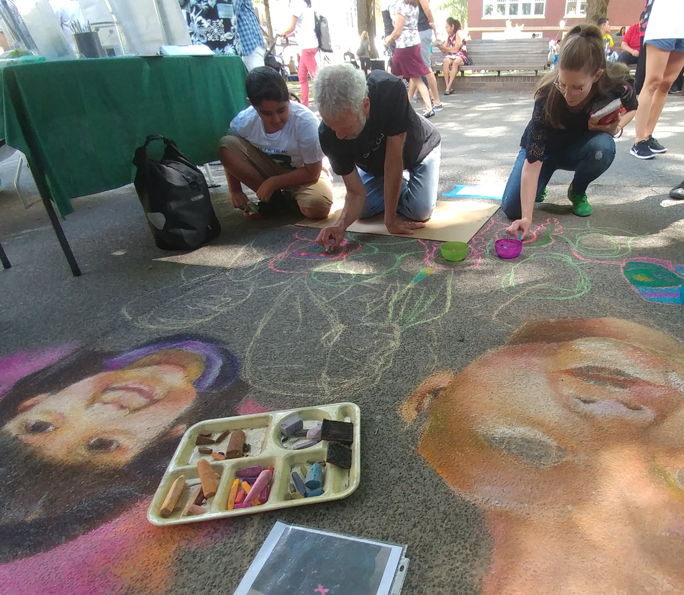 Helping hands at the Iranian Festival